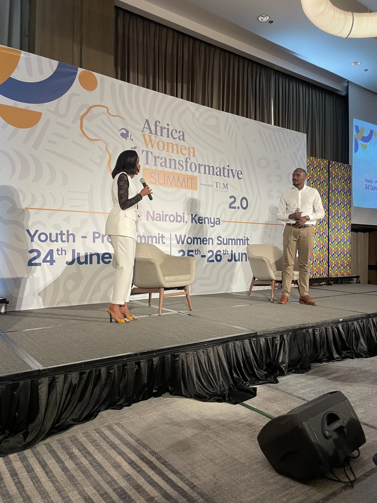 Speaker addressing the Africa Women Transformative Summit